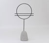 Escultura Abstracta De Concreto Y Metal