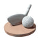 Set De Golf Decorativo Con Base De Madera