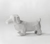 Perro Salchicha de Concreto